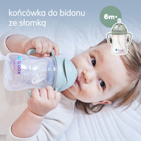 B.box kubek do nauki picia dla dziecka - zestaw 4w1 240 ml Sage, OUTLET