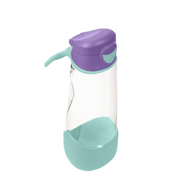 B.box Butelka na wodę - bidon z ustnikiem  dla dziecka tritanowy 600 ml Lilac Pop
