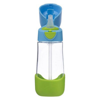 B.box Bidon dla dziecka - butelka na wodę ze słomką tritanowa 450 ml Ocean Breeze