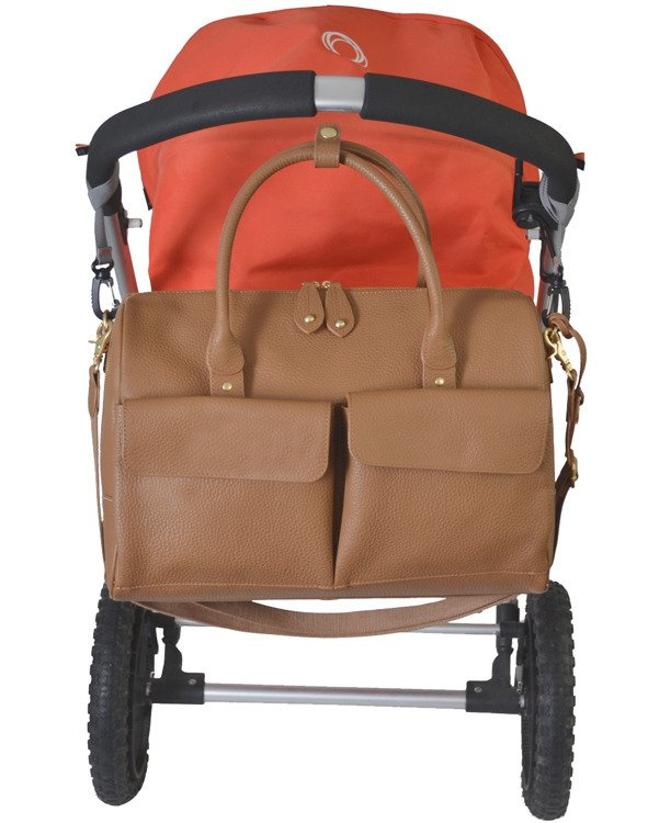 Torba dla mamy Loreto, naturalna skóra, PacaPod