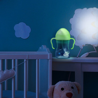 Bidon ze słomką 240ml, Glow in the dark, b.box, OUTLET