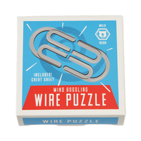 Puzzle metalowe, zabawka logiczna, Dziki Niedźwiedź, Rex London, OUTLET