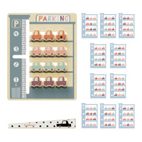 Topbright Parking - zabawka logiczna z kartami zadań – układanka dla dzieci 36 mies. +