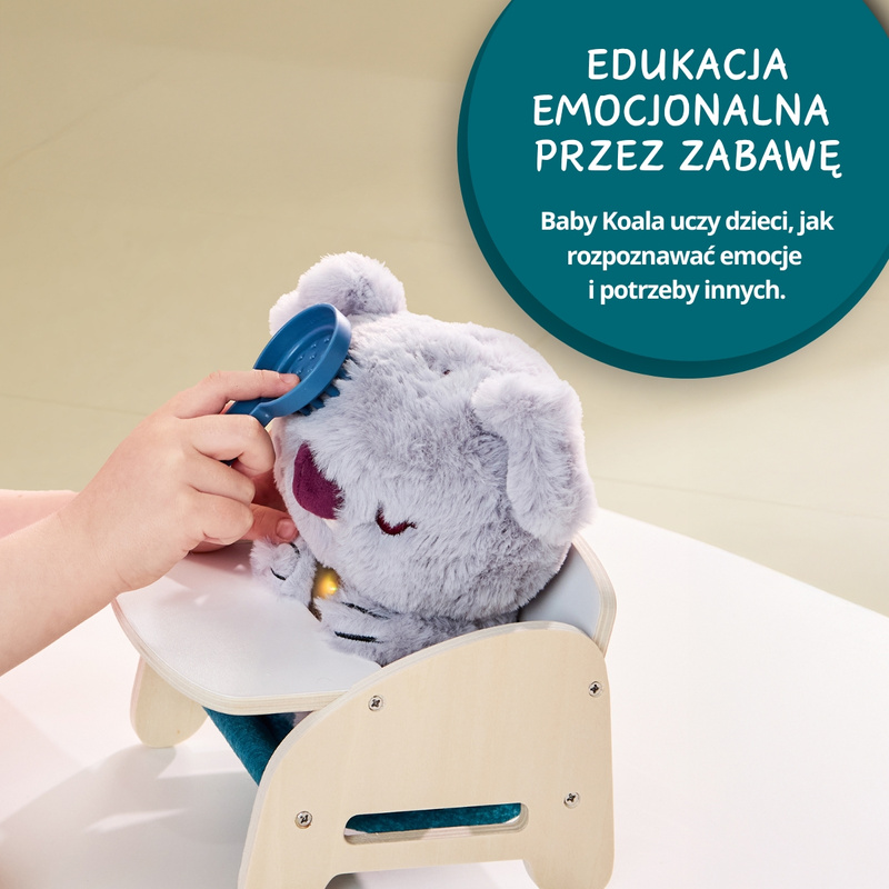Topbright Pluszowa zabawka interaktywna Baby Koala | Zestaw edukacyjny opiekuna koali 36m+