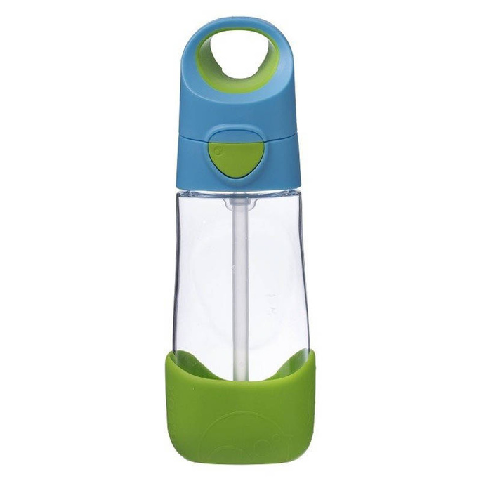 B.box Bidon dla dziecka - butelka na wodę ze słomką tritanowa 450 ml Ocean Breeze