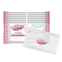 Zestaw Chusteczki nawilżane Kinder by Nature odpowiednie dla noworodków i dzieci 6 opakowań (336 szt.) + etui