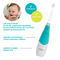 Zestaw Soniczna szczoteczka dla dziecka Sönik, bblüv+ Bidon ze słomką 240 ml, azure b.box