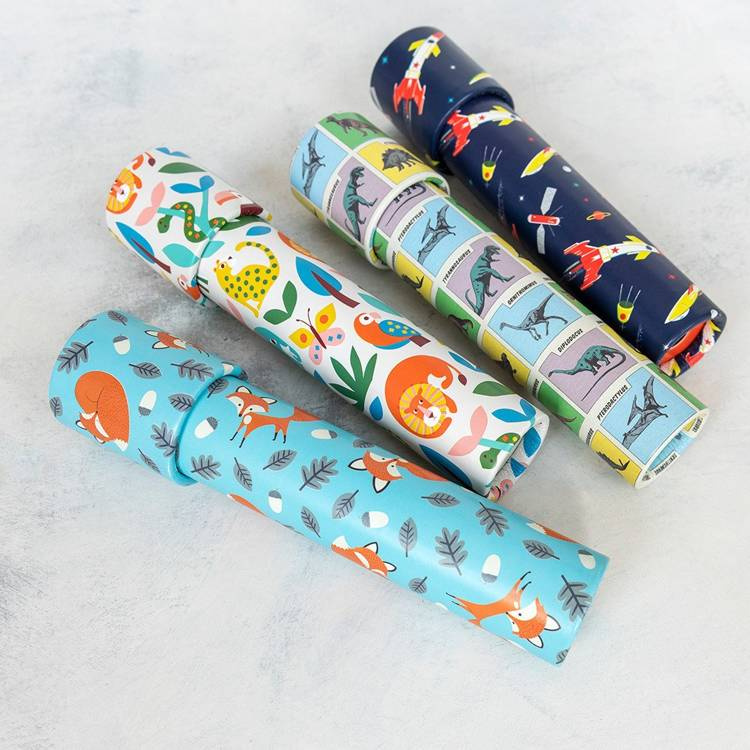 Rex London Kalejdoskop dla dzieci - zabawka optyczna z kolorowymi szkiełkami 3+ Dinozaury