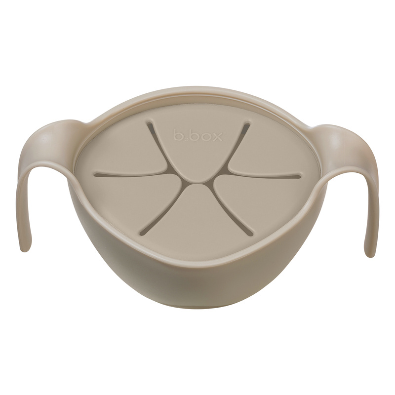 b.box miseczka 3w1: słomka, niewysypek, pojemnik, Latte