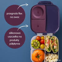 Harry Potter by b.box lunchbox dla dzieci do szkoły - szczelna mini śniadaniówka z przegródkami