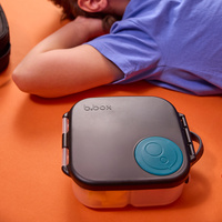 B.box lunchbox dla dzieci do szkoły - szczelna mini śniadaniówka z przegródkami Night Vision