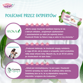 Chusteczki nawilżane Kinder by Nature odpowiednie dla noworodków i dzieci 56 sztuk 