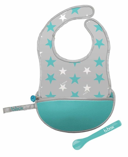 Śliniak dla niemowlaka w saszetce, Star Burst, b.box, OUTLET