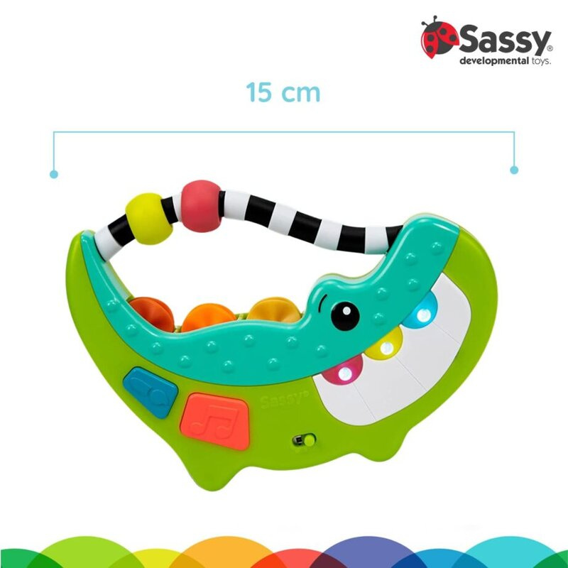 Sassy Krokodyl STEM – edukacyjna zabawka 6m+