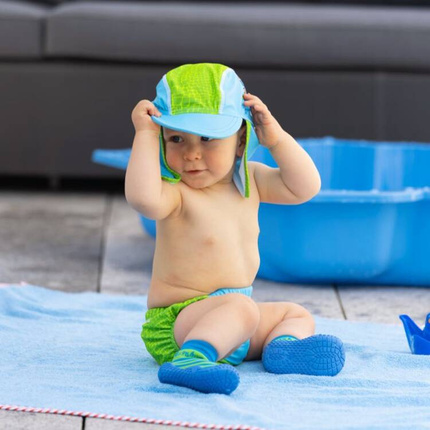 Playshoes Kąpielówki dla niemowlaka – kąpielówki dla dzieci Dinozaur niebieskie