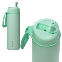 Zestaw Hydro Team butelka termiczna 690 ml Spearmint + butelka na wodę ze słomką tritanowa 450 ml Spearmint, b.box