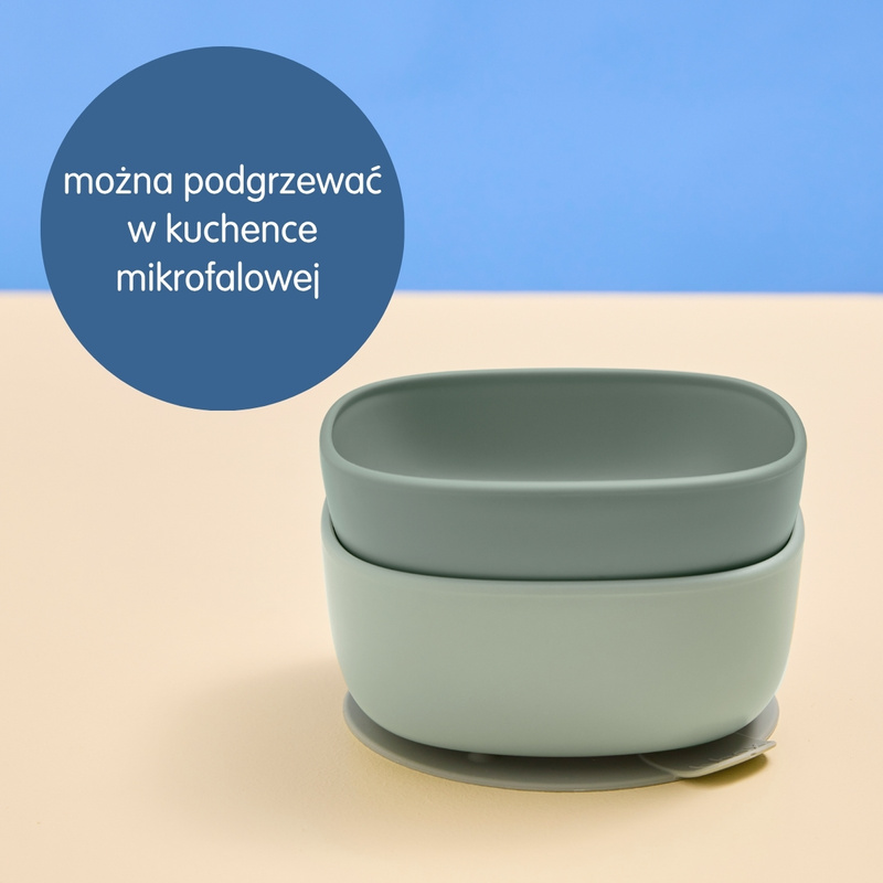 b.box miseczki dla dzieci - 2 szt. + 1 silikonowa przyssawka Sage