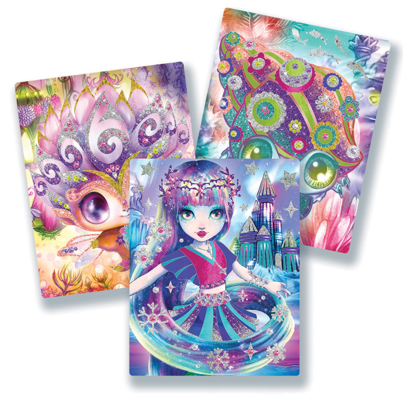 Nebulous Stars Album do scrapbookingu – zestaw kreatywny dla dzieci z folią i cyrkoniami 7+ Marinia, OUTLET