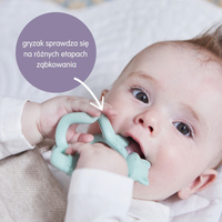 B.box gryzak logopedyczny dla dzieci i niemowląt na ząbkowanie  lisek Blush