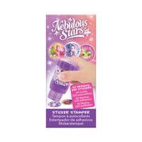 Nebulous Stars Stempel z Naklejkami - Sticker Stamper  220 naklejek Fioletowy 6+ 