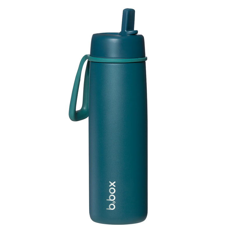 b.box Butelka termiczna ze stali nierdzewnej | składany ustnik 690 ml, Sea Glass