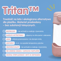 Zestaw Sportowa butelka tritanowa 450 ml + Mini Lunchbox, Lilac Pop, b.box