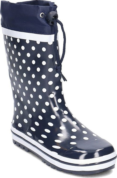 Kalosze rozm. 24/25, granatowe w kropki, Playshoes