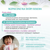 Chusteczki nawilżane Kinder by Nature odpowiednie dla noworodków i dzieci 56 sztuk 
