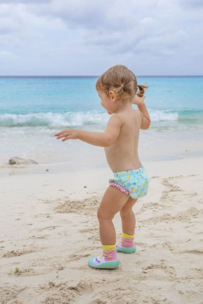 Playshoes Kąpielówki dla niemowlaka – kąpielówki dla dzieci Jednorożec niebieskie
