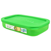 Śniadaniówka dla chłopca i dziewczynki z przegródkami na kanapki do szkoły MyLunch City 850ml, zielony, Makamaka