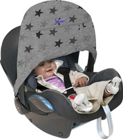 Osłonka do wózka i fotelika, Zero+, Grey Stars, Dooky