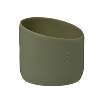 b.box Silikonowa nakładka ochronna na butelkę 1L, Olive