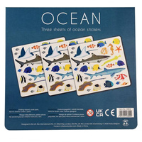 Naklejki dla dzieci 3 arkusze, Ocean, Rex London