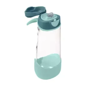B.box Butelka na wodę - bidon z ustnikiem dla dziecka tritanowy 600 ml Emerald Forest