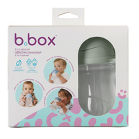 b.box kubek do nauki picia dla dziecka - zestaw 3w1 240 ml, Sage OUTLET