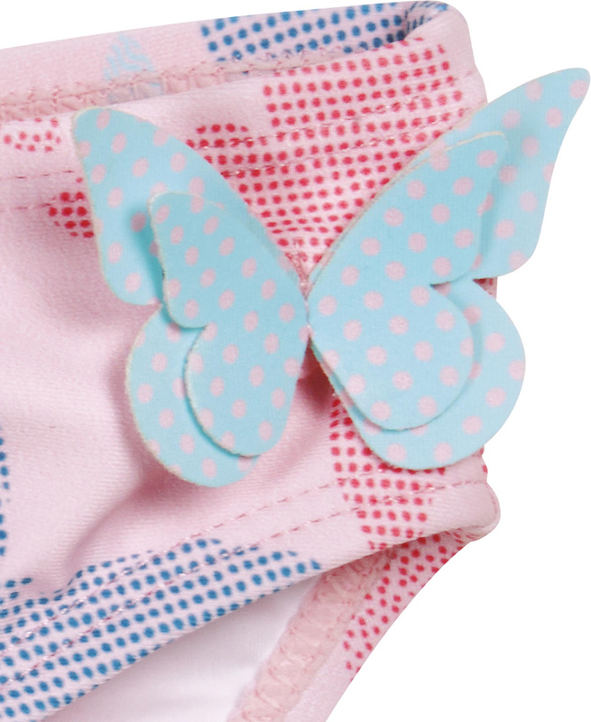 Playshoes Strój kąpielowy dla dziewczynki dwuczęściowy bikini UV Motyle 