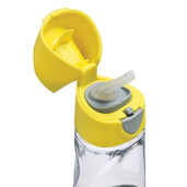 B.box Bidon dla dziecka - butelka na wodę ze słomką tritanowa 450 ml Lemon Sherbet