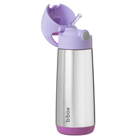 B.box butelka termiczna - bidon dla dzieci ze słomką 500 ml Sugar Plum