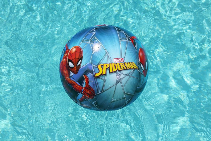Piłka plażowa dmuchana, Spider-Man, 34 cm, 2+, Bestway 