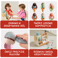 Topbright Zabawka edukacyjna Lodziarnia Boutique dla dzieci 36m+, OUTLET
