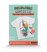 Zabawka STEM: Koszulka do nauki anatomii i flamastry, rozmiar 128 , Koa Koa, OUTLET