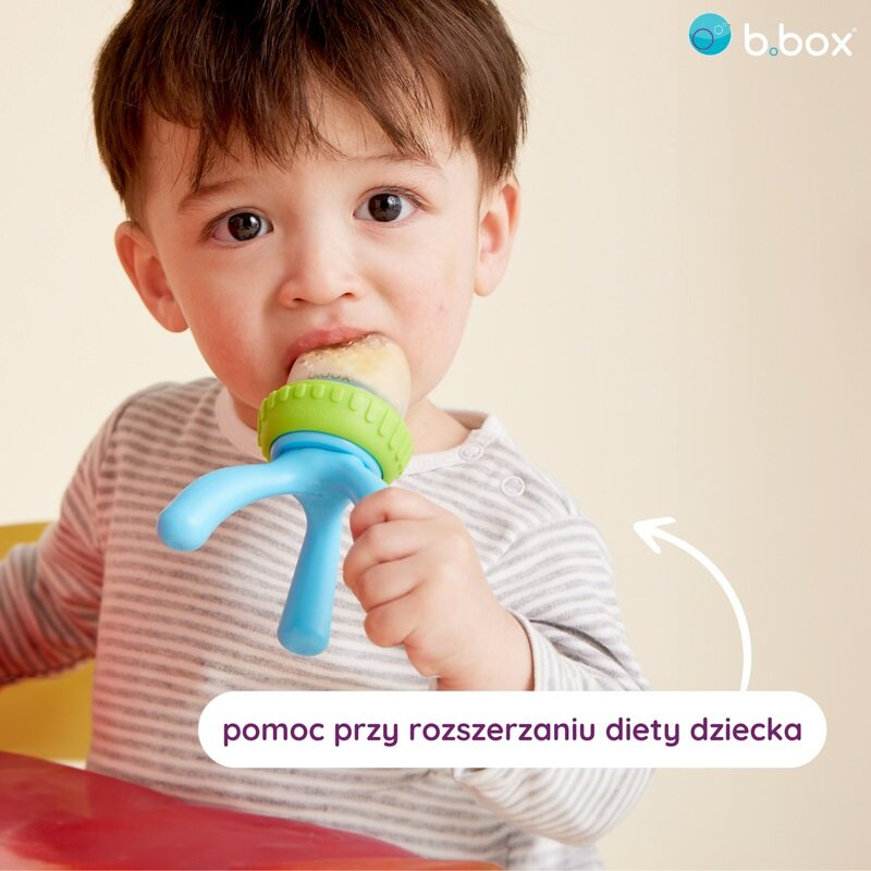 B.box  gryzak do podawania do owoców i pokarmu dla dzieci Lemon Sherbet