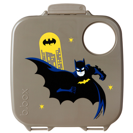 Batman by b.box Lunchbox dla dzieci do szkoły - szczelna śniadaniówka z przegródkami i wkładem chłodzącym