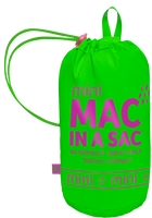 Kurtka dziecięca przeciwdeszczowa mini 5-7 lat, neon zielony, Mac in a Sac, OUTLET