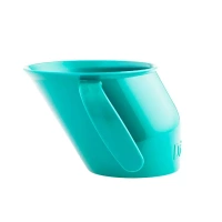 Zestaw bidon ze słomką 240 ml, szary, b.box z zapasowymi słomkami oraz kubek, morski, Doidy