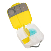 B.box Lunchbox dla dzieci do szkoły - szczelna śniadaniówka z przegródkami i wkładem chłodzącym Lemon Sherbet