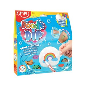 Zimpli Kids Zestaw do robienia tatuaży specjalnymi flamastrami w wodzie – studio zmywalnych tatuaży dla dzieci 8+