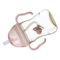 b.box bidon dla dzieci ze słomką PPSU - kubek niekapek 240 ml Blush