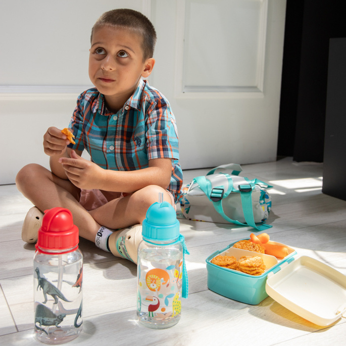 Rex London  Lunchbox z wyjmowaną tacką, Dzikie zwierzęta