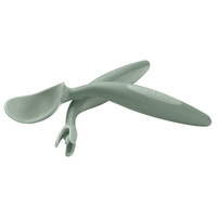 b.box Pierwsze sztućce BLW dla niemowląt, Sage